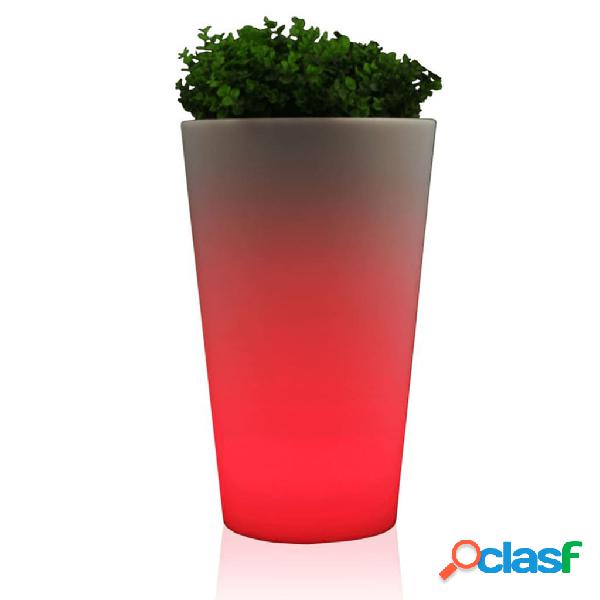 Eurotrail Lampada LED Ricaricabile/Vaso di Fiori Rotondo 38