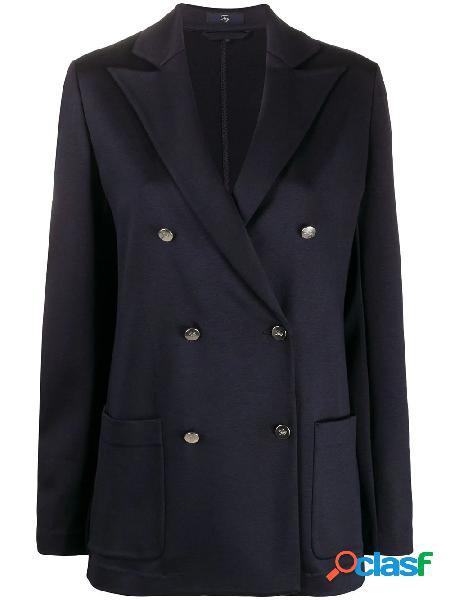 FAY GIACCA DONNA NGW7140455SRIBU807 VISCOSA BLU
