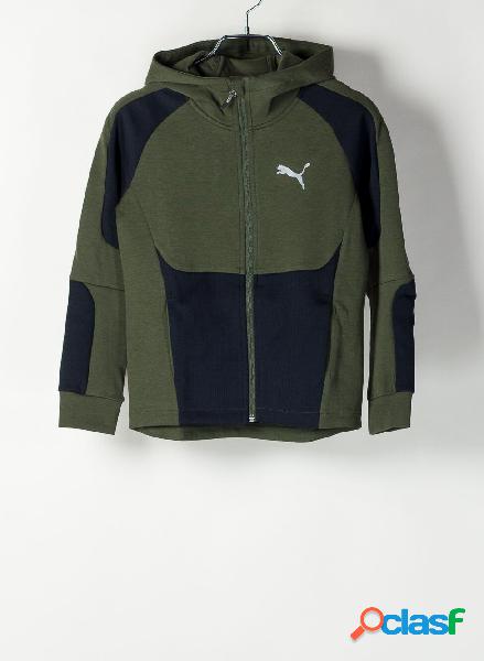 FELPA EVOSTRIPE FULL ZIP RAGAZZO