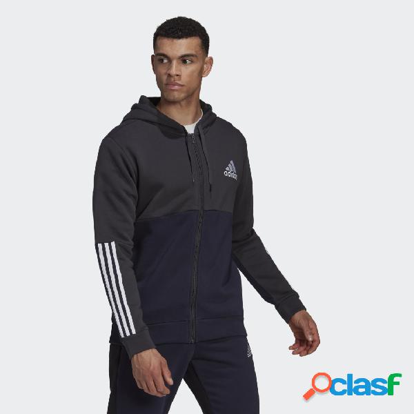Felpa con cappuccio Essentials Colorblock Fleece Full-Zip