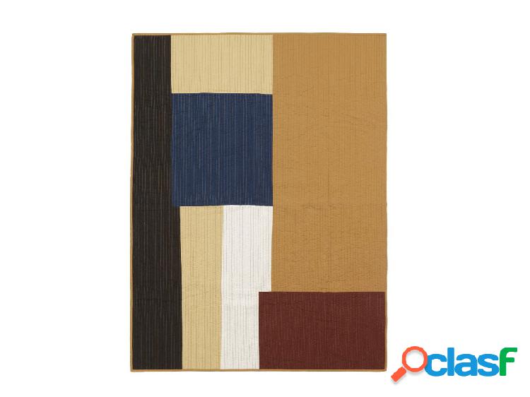 Ferm Living Shay Patchwork Coperta trapuntata