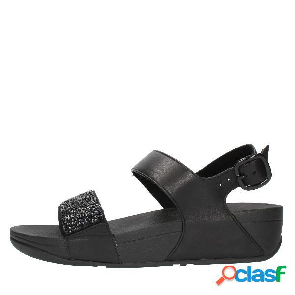 Fitflop Sandali Con Zeppa Donna Nero
