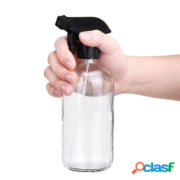 Flacone in vetro trasparente da 250 ml / 500 ml con tappo