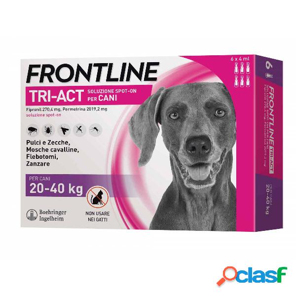 Frontline Tri-Act antiparassitario per cani 20-40 kg 6