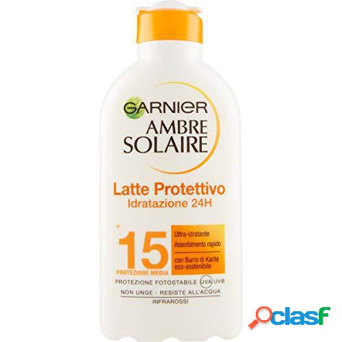 Garnier ambra solaire latte ultra idratante spf15 - 200 ml
