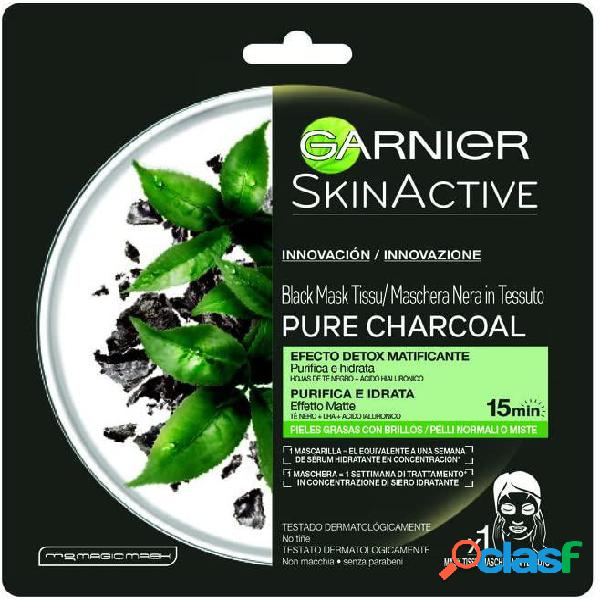 Garnier skin active hydra bomb pure charcoal maschera