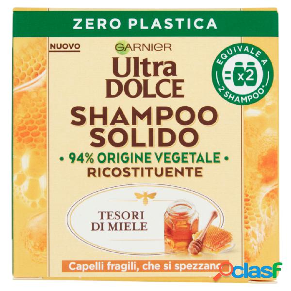 Garnier ultra dolce shampoo solido tesori di miele 60 gr