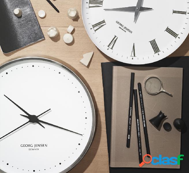 Georg Jensen Koppel Acciaio Orologio da Parete