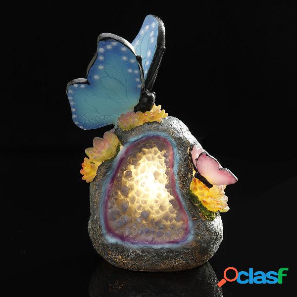 Giardino allaperto solare Animali farfalla LED Luci notturne