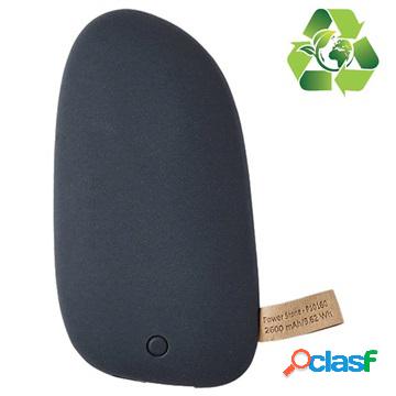 GreyLime Power Stone ll Power Bank - 5200mAh - Nero