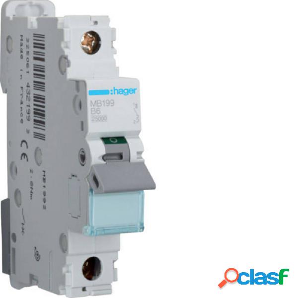 Hager MB199 MB199 Interruttore magnetotermico a 1 fase 1