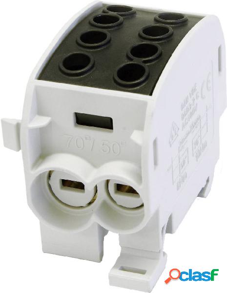 HoraeTec 106299 Terminale ramo principale Ottone, PA Grigio