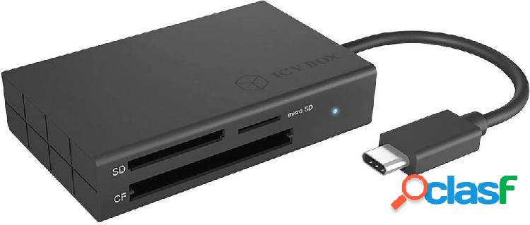 ICY BOX Lettore schede di memoria esterno USB-C™ Antracite