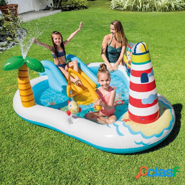 INTEX Piscina per Bambini Fishing Fun 218x188x99 cm