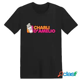 Inspired by Cosplay Charli D'Amelio T-shirt Anime Polyester
