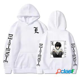 Inspired by Death Note Cosplay Polyster Anime Cartoon