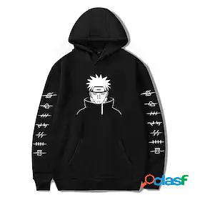 Inspired by Naruto Cosplay Hoodie Anime Akatsuki Pain Print