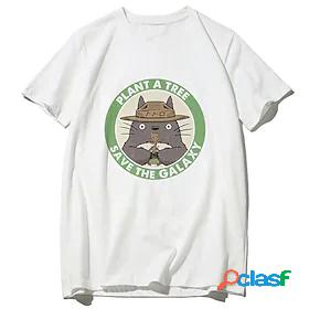 Inspired by Totoro Cosplay Polyester / Cotton Blend Anime