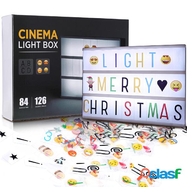 JETEVEN A4 LED Luce combinata Scatola Luce notturna