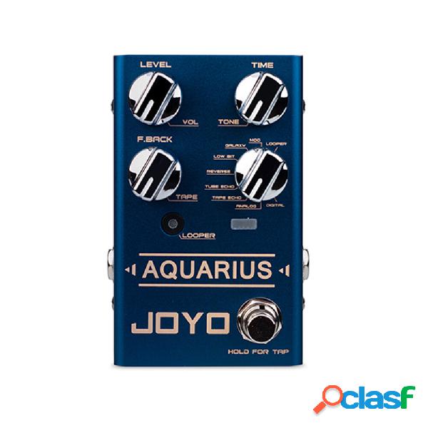 JOYO R-07 AQUARIUS Delay + LOOPER Pedale multieffetto per