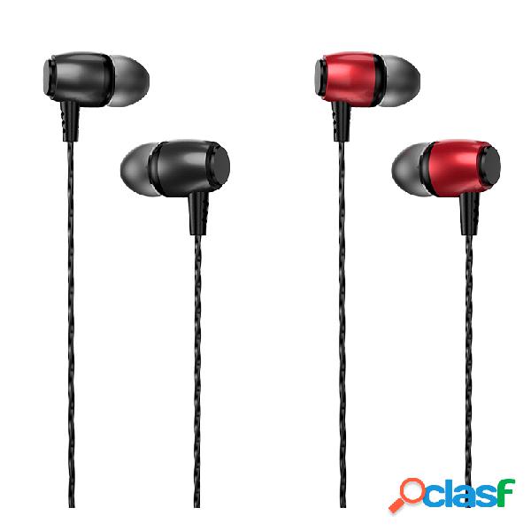 KIVEE MT29 In-Ear con controllo cablato in metallo da 3,5 mm