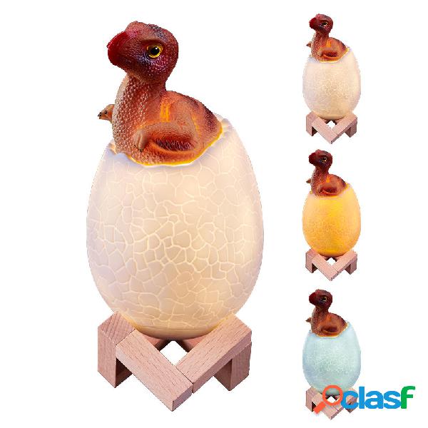 KL-02 Decorativo 3D Oviraptor Uovo di dinosauro Smart Night