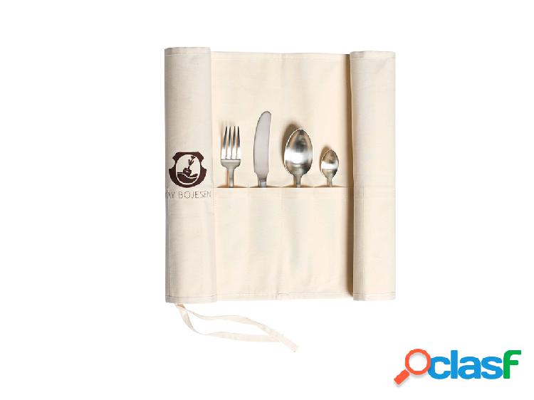 Kay Bojesen Set 16 Posate - Acciaio Opaco