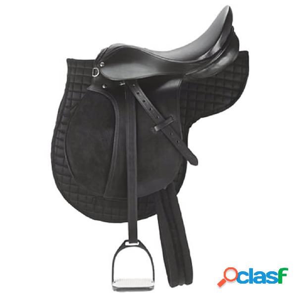 Kerbl Sella per Pony in Pelle Nera 32196