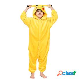 Kigurumi Pajamas Nightwear Camouflage Kid's Animal Pika Pika