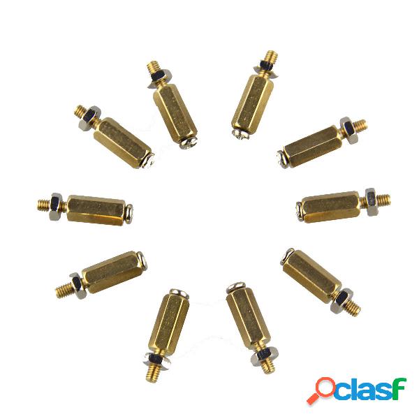 Kit 3SETS DIY 11MM Cilindro Hex + Vite + Nut per Raspberry