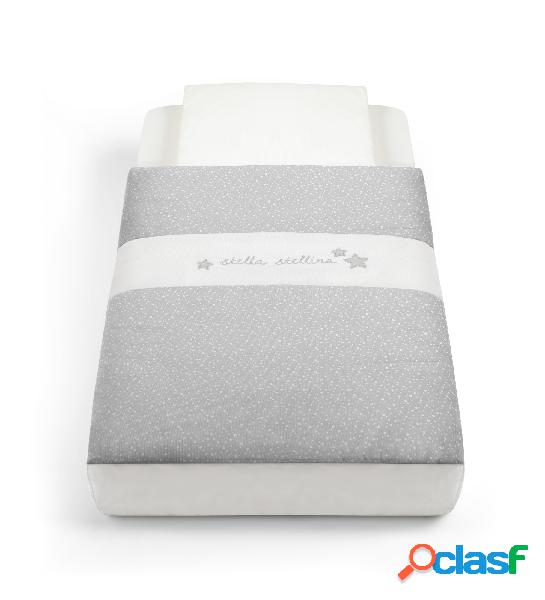 Kit Tessile Cam per Culla Cullami Grigio Stelline
