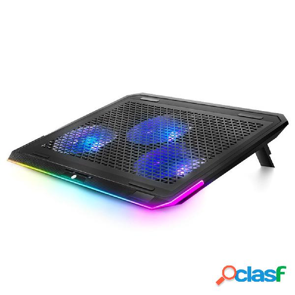LLANO Laptop Cooling Pad Laptop Radiator Cooler Stand con 3