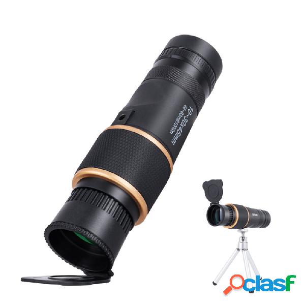 LUXUN 10-30x45 Zoom HD Telescopio professionale in metallo