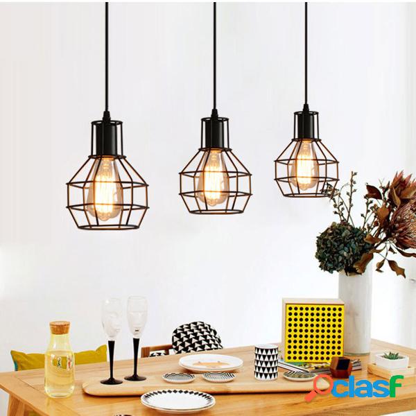 Lampada a sospensione a soffitto industriale vintage a