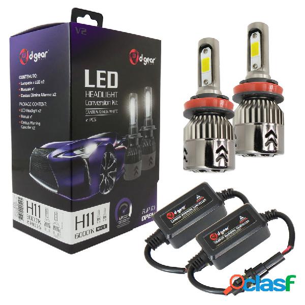 Lampadine H11 Led Headlight Conversion Kit V2 - D-GEAR