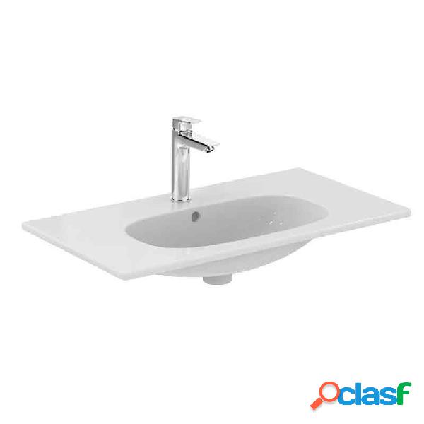 Lavabo sospeso moderno in ceramica Ideal Standard Tesi 80X45