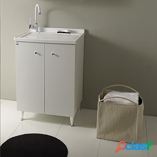 Lavatoio Xilon Lavanderina cm 60X50 colore Bianco opaco