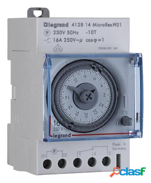 Legrand Legrand 412814 Timer per guida DIN analogico 250 V
