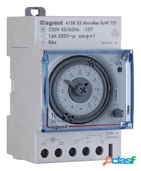 Legrand Legrand 412828 Timer per guida DIN analogico 250 V