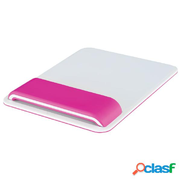 Leitz Tappetino Mouse con Poggiapolsi Regolabile Ergo WOW