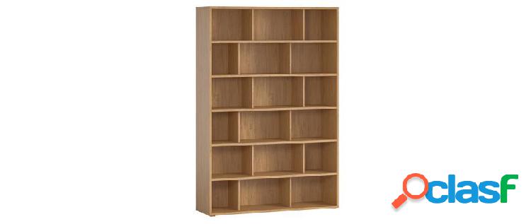 Libreria design finitura rovere L140 cm EPURE