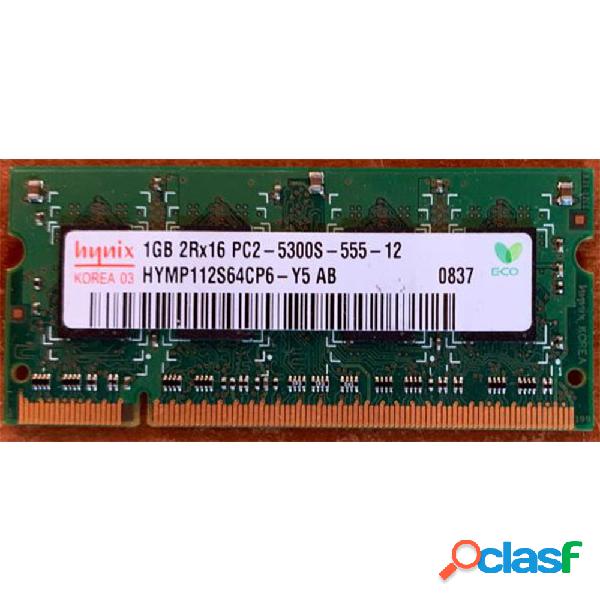 MEMORIA RAM SODIMM 1GB DDR2 HYNIX PC2-5300S-555-12