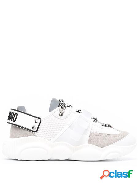 MOSCHINO SNEAKERS UOMO MB15163G1CGJ510A POLIESTERE BIANCO