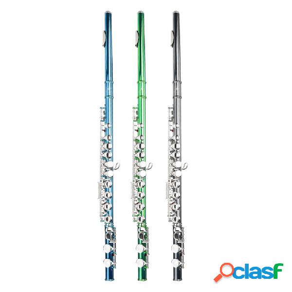 MY 16 fori C Flauto chiave Rame con panno cacciavite Guanti