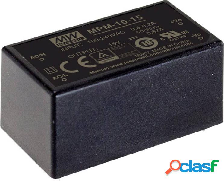 Mean Well MPM-10-12 Alimentatore da circuito stampato AC /