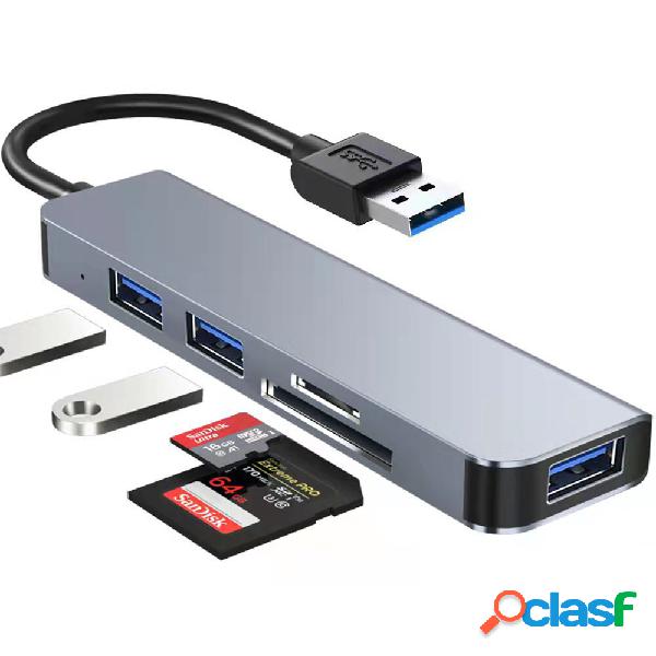 Mechzone 5 IN 1 USB 3.0 Hub Splitter Adattatore Docking