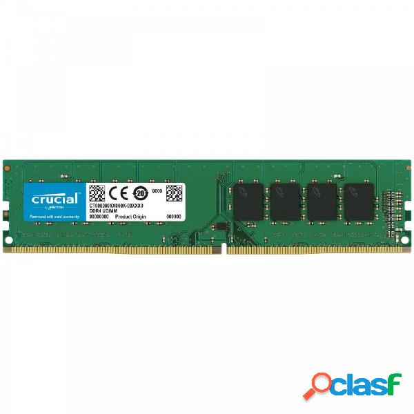 Memoria Ram DDR4 8GB DIMM Crucial 3200 Mhz PC4-25600