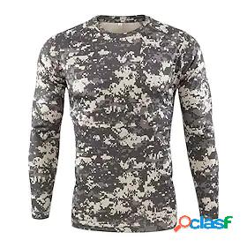 Men's Camo / Camouflage Hunting T-shirt Tee shirt Long