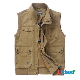 Mens Fishing Vest Hiking Vest Top Outdoor Autumn / Fall