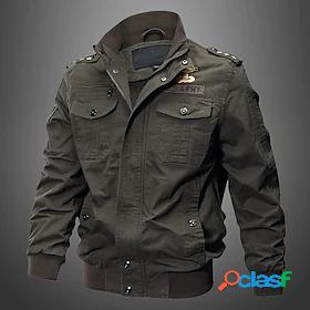 Men's Hiking Lightweight Bomber Jacket Military Tactical
